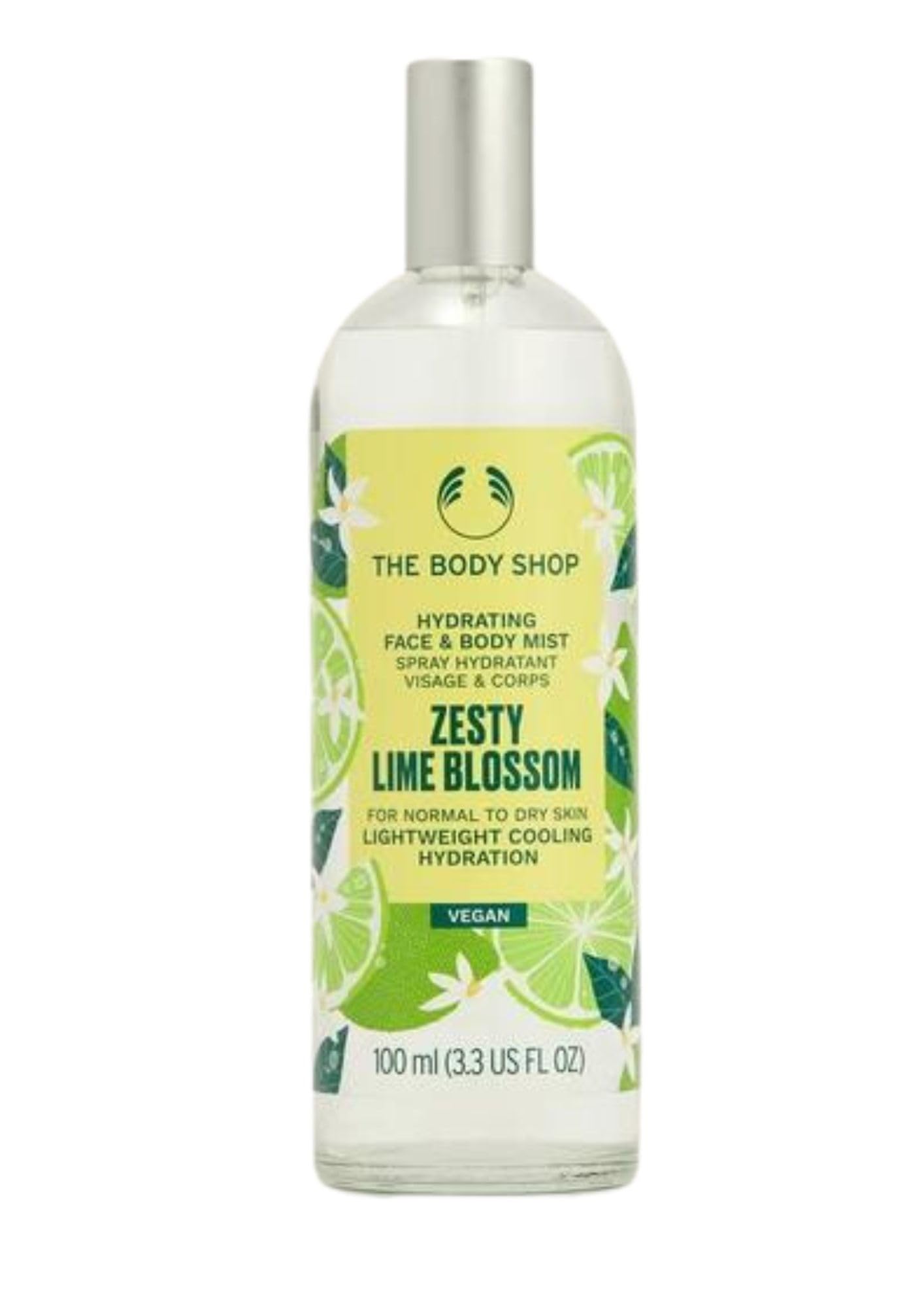 The Body Shop Zesty Lime Blossom 100ml Face & Body Mist - Vegan